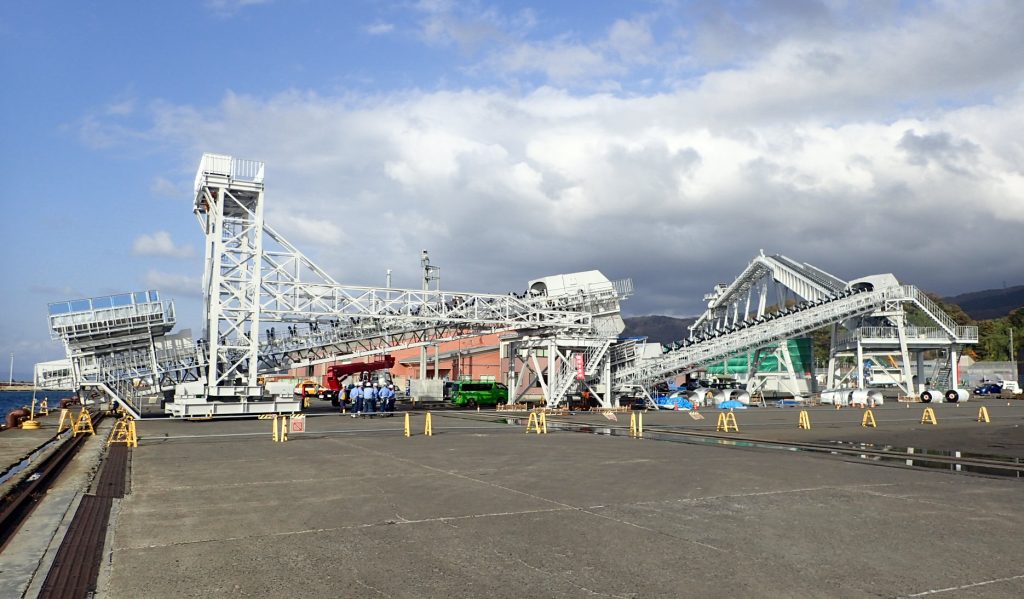 木質チップ（バイオマス燃料用）搬送設備