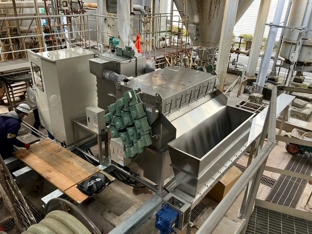 排水設備更新　脱水機更新